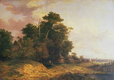 Escena de paisaje en Norfolk de John Crome